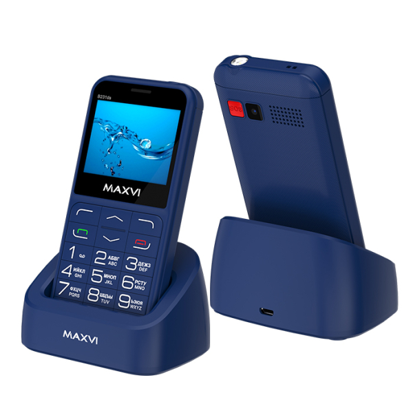 Купить Мобильный телефон Maxvi B231ds blue